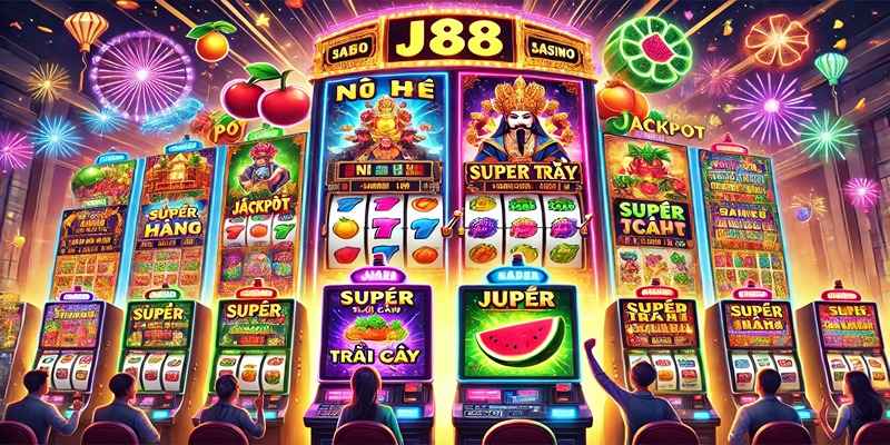 Khám phá các trò chơi slot hấp dẫn với jackpot lớn tại J88 Casino